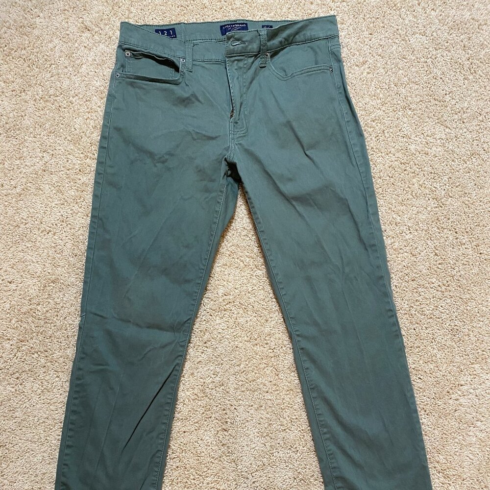 33X30 Lucky Brand Slim Straight 121 Chinos